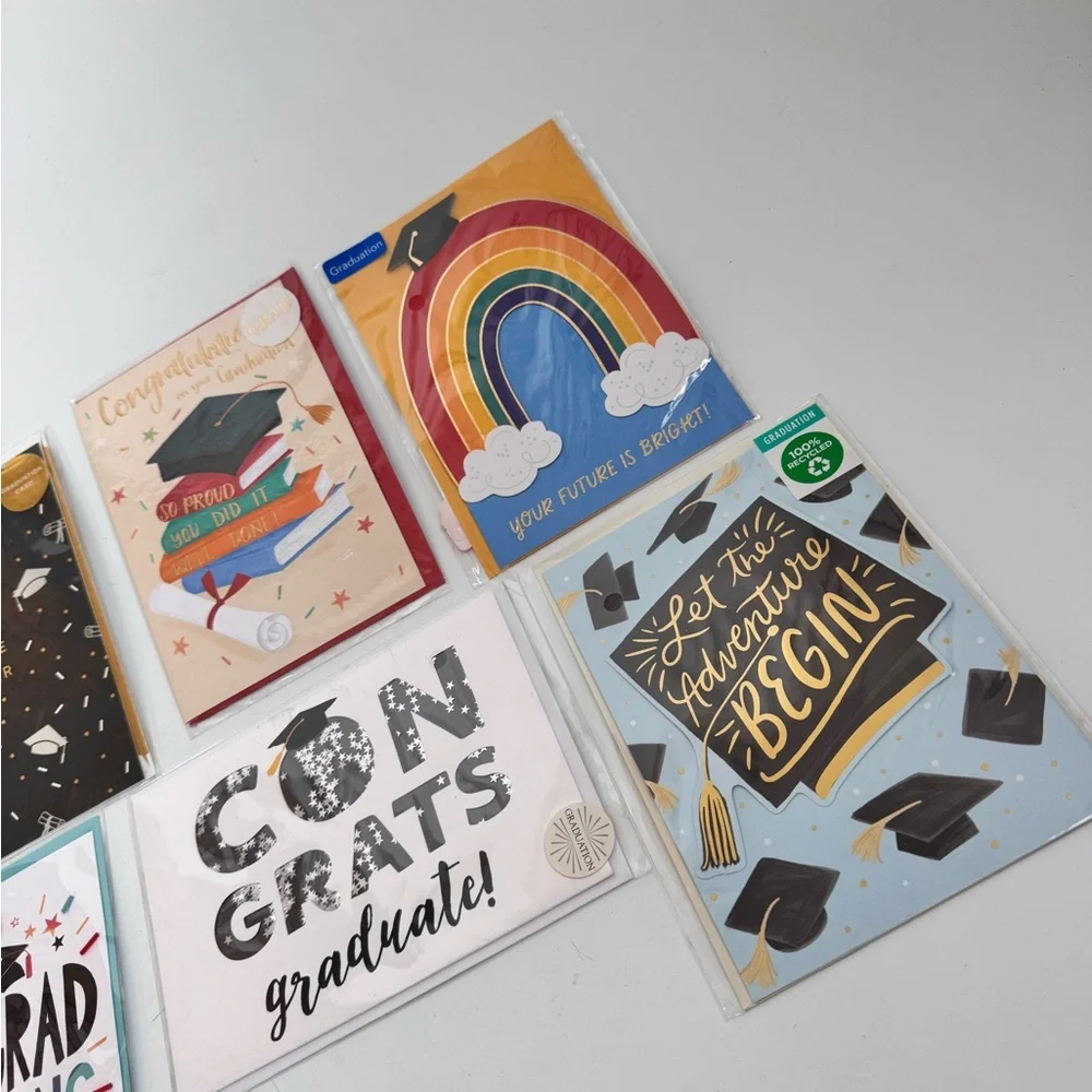 Lot of 8 Graduation Cards